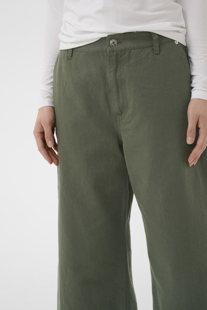 Part Two Safin Trousers - Beetle - RUTHERFORD & Co