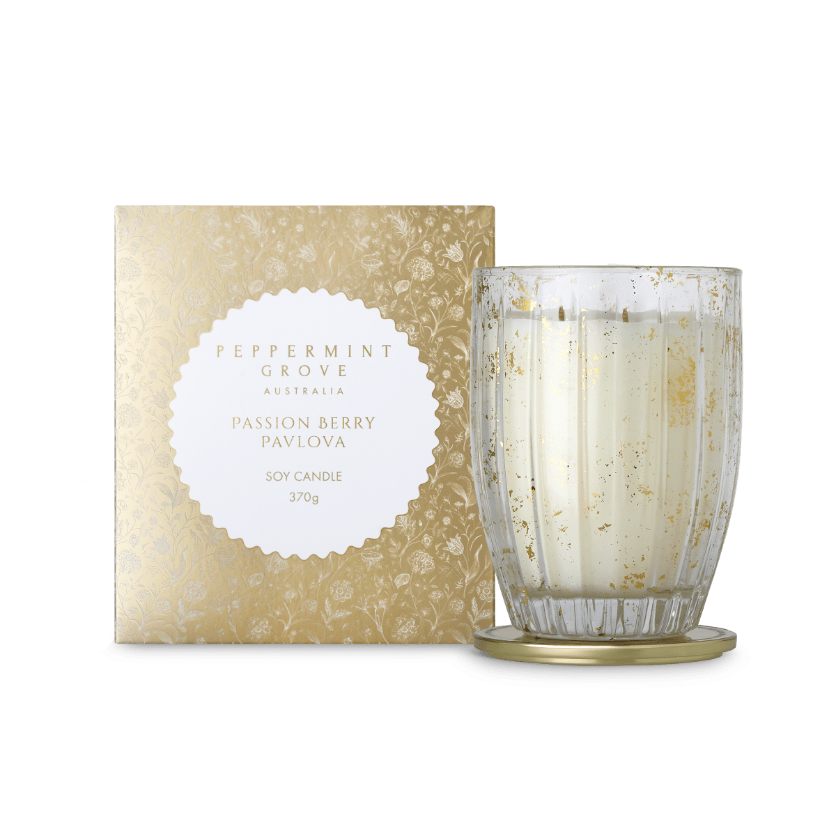 Passion Berry Pavlova Soy Candle 370g - RUTHERFORD & Co