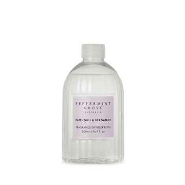 Patchouli & Bergamot Diffuser Refill 500ml - RUTHERFORD & Co