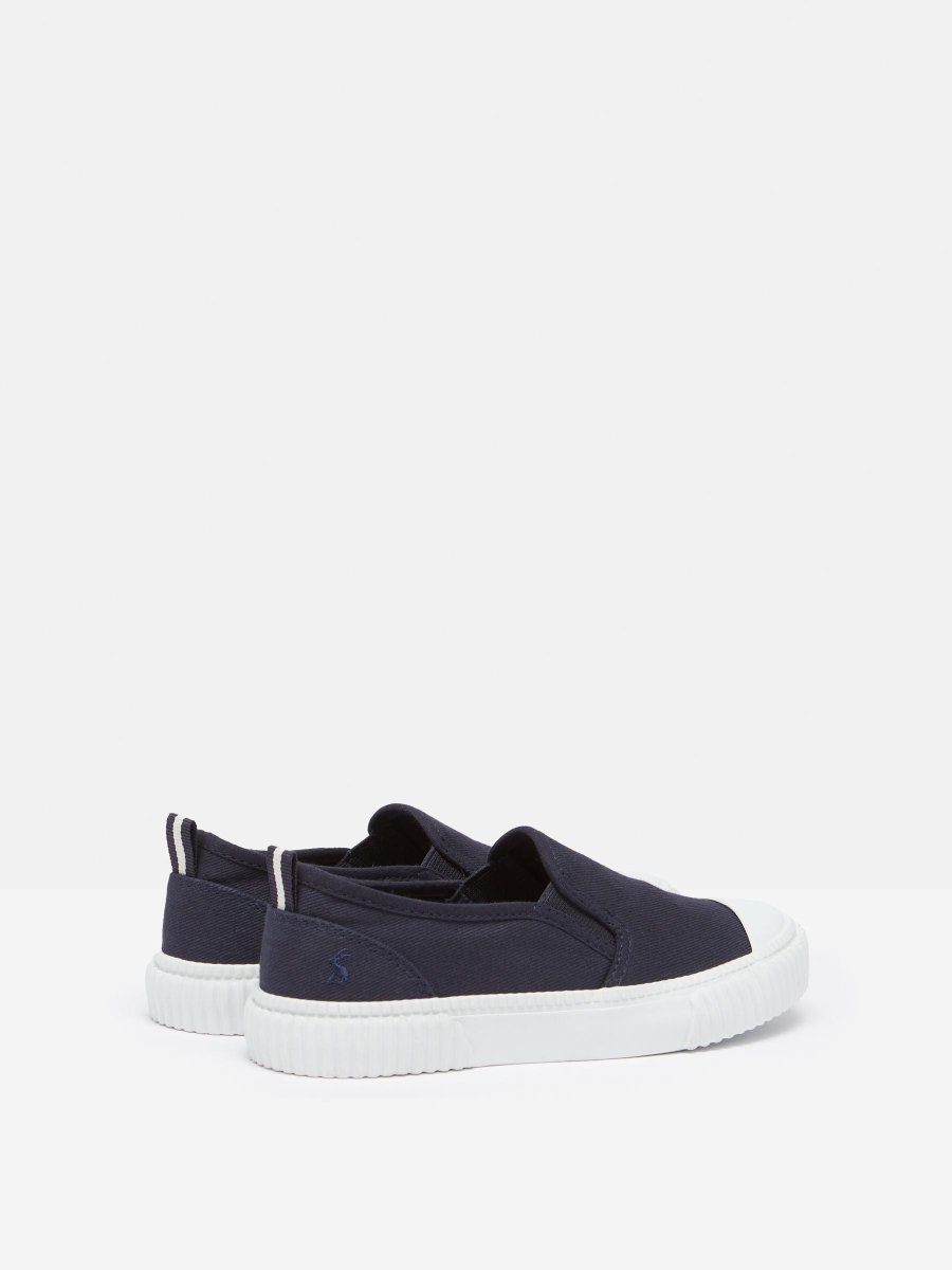 Peasy Blue Slip On Trainers - RUTHERFORD & Co