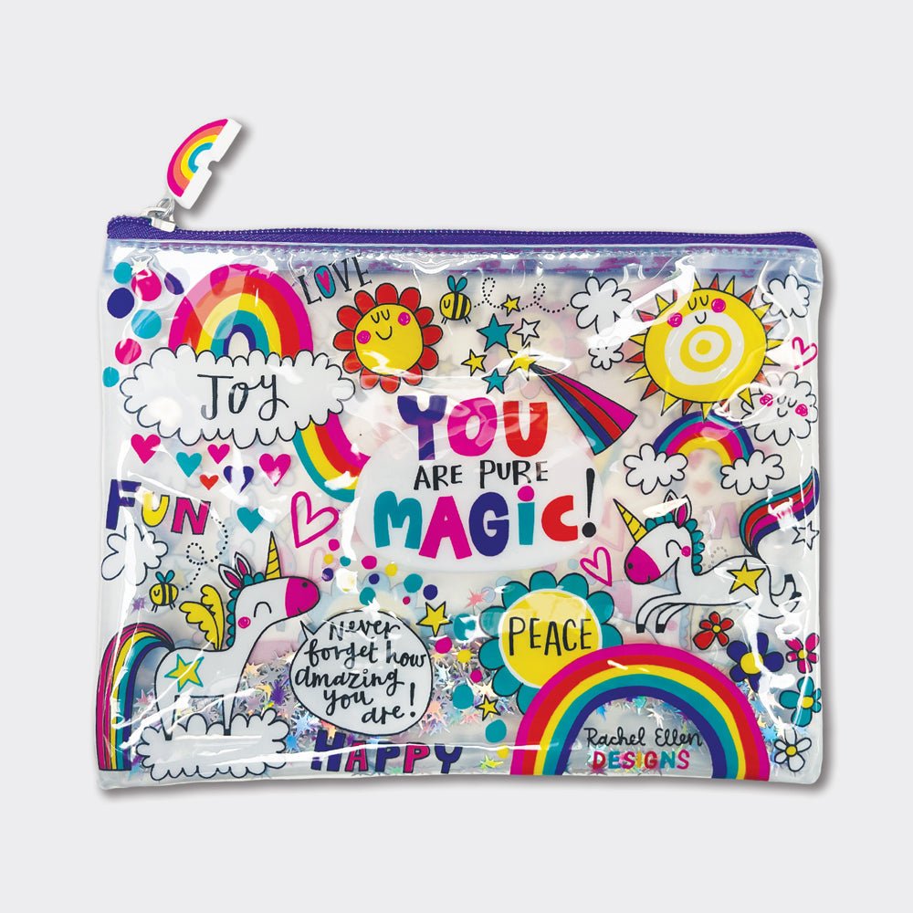 Pencil Case Clear PVC/You Are Pure Magic - RUTHERFORD & Co