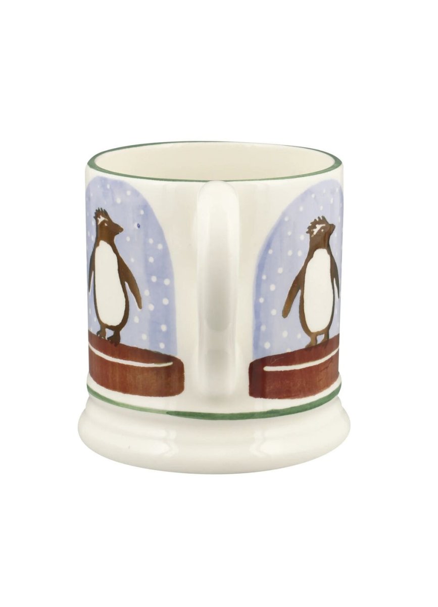 Penguin Snow Globe 1/2 Pint Mug - RUTHERFORD & Co