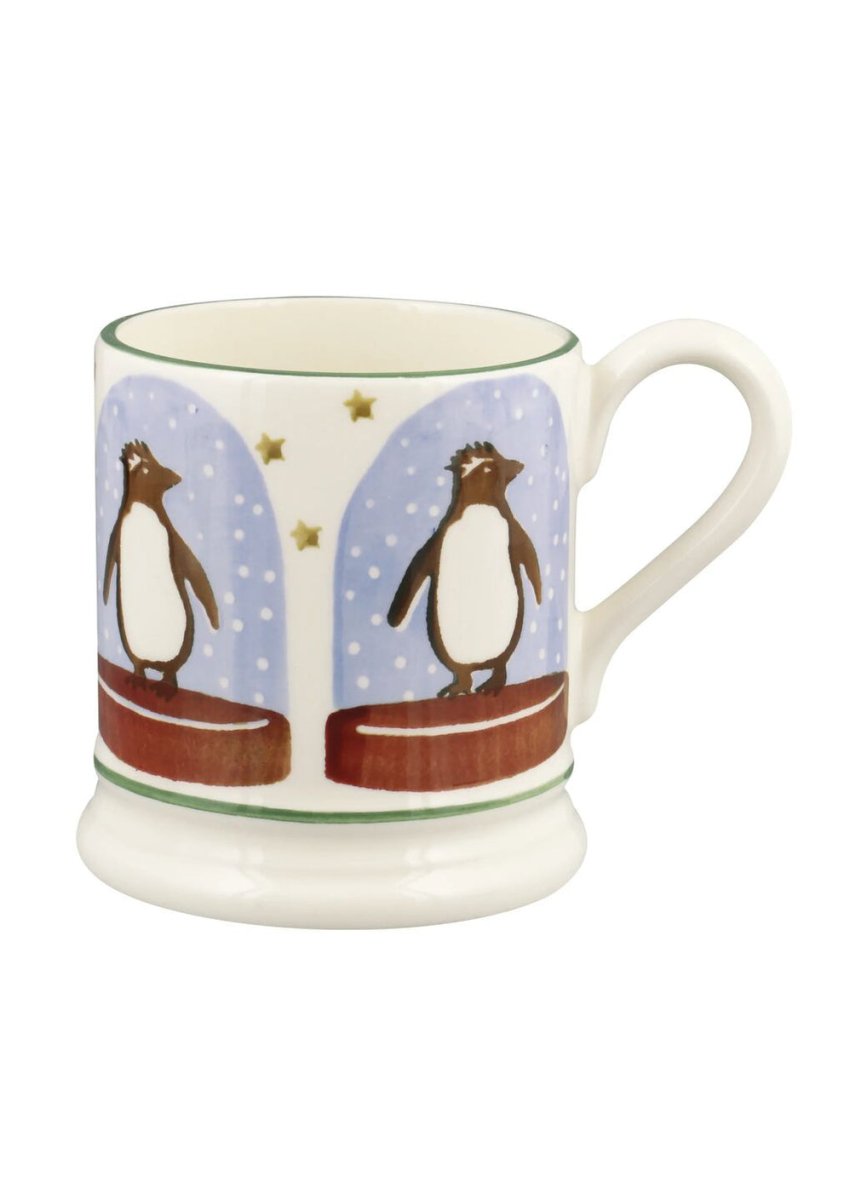 Penguin Snow Globe 1/2 Pint Mug - RUTHERFORD & Co