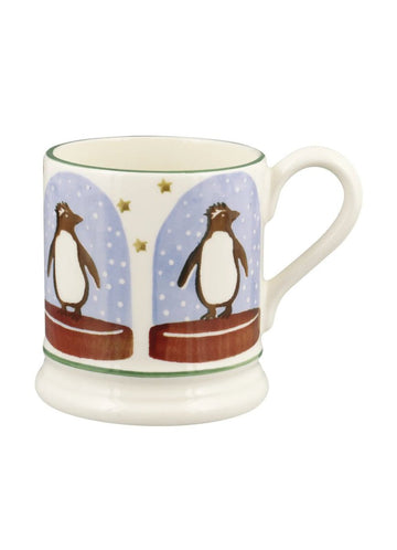 Penguin Snow Globe 1/2 Pint Mug - RUTHERFORD & Co