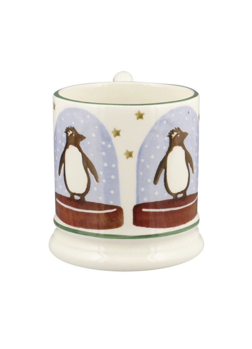 Penguin Snow Globe 1/2 Pint Mug - RUTHERFORD & Co