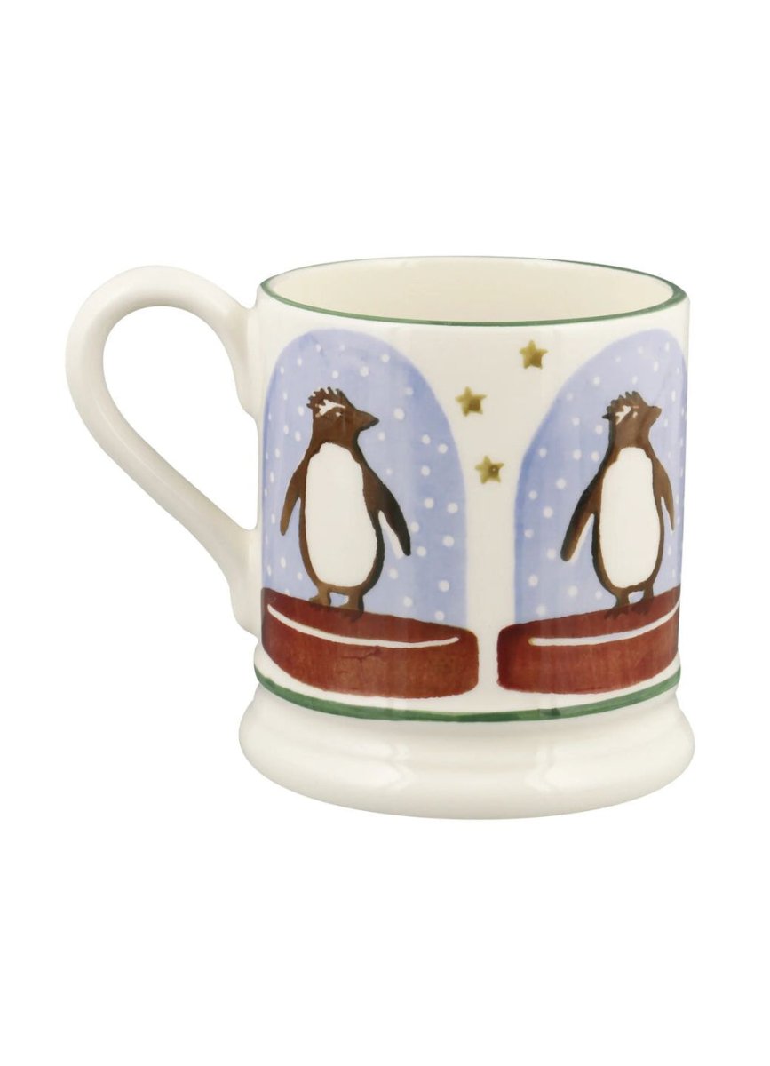 Penguin Snow Globe 1/2 Pint Mug - RUTHERFORD & Co