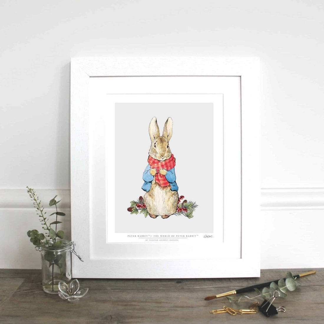 Peter Rabbit “A Winter’s Tale” 10×12″ Mounted Fine Art Print - RUTHERFORD & Co