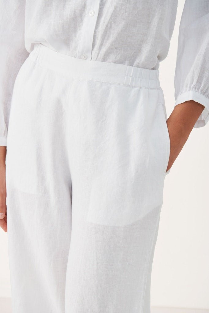 PetrinesPW Pa Trousers - Bright White - RUTHERFORD & Co