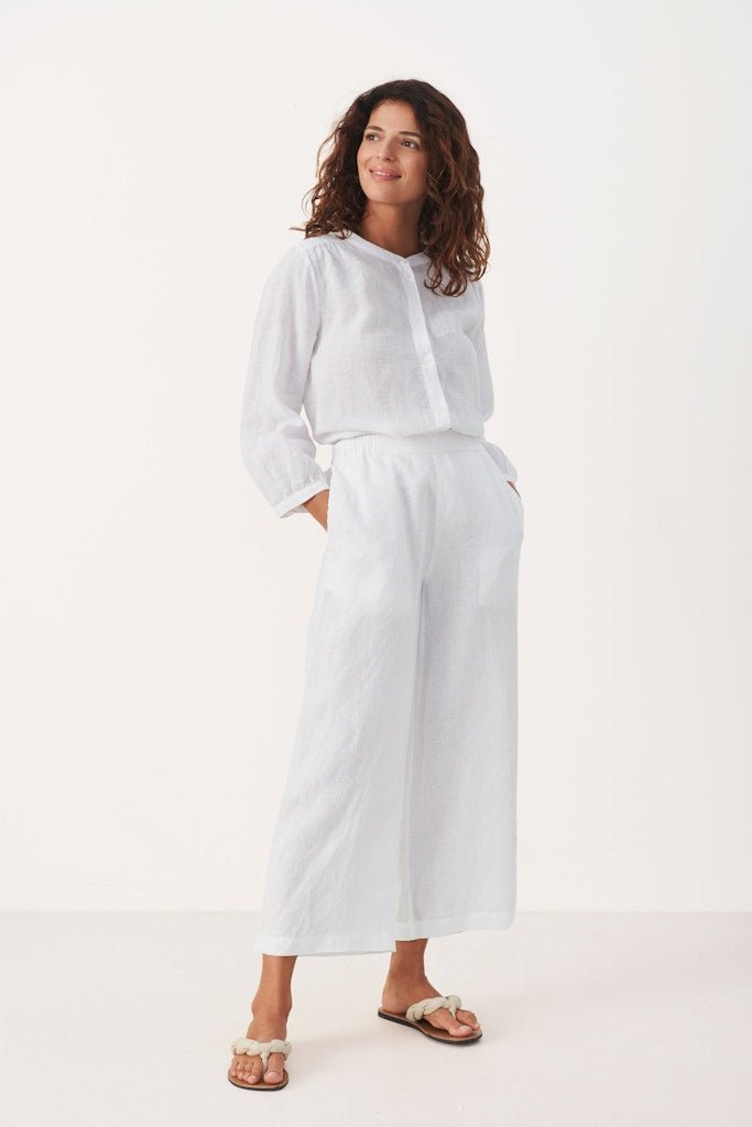 PetrinesPW Pa Trousers - Bright White - RUTHERFORD & Co