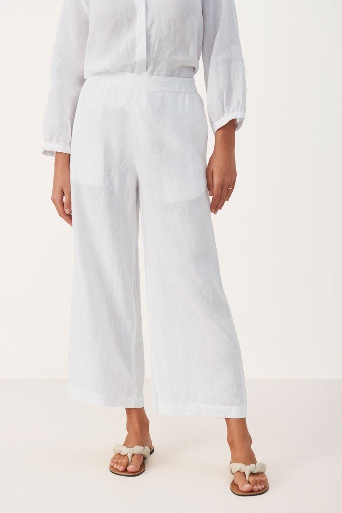PetrinesPW Pa Trousers - Bright White - RUTHERFORD & Co