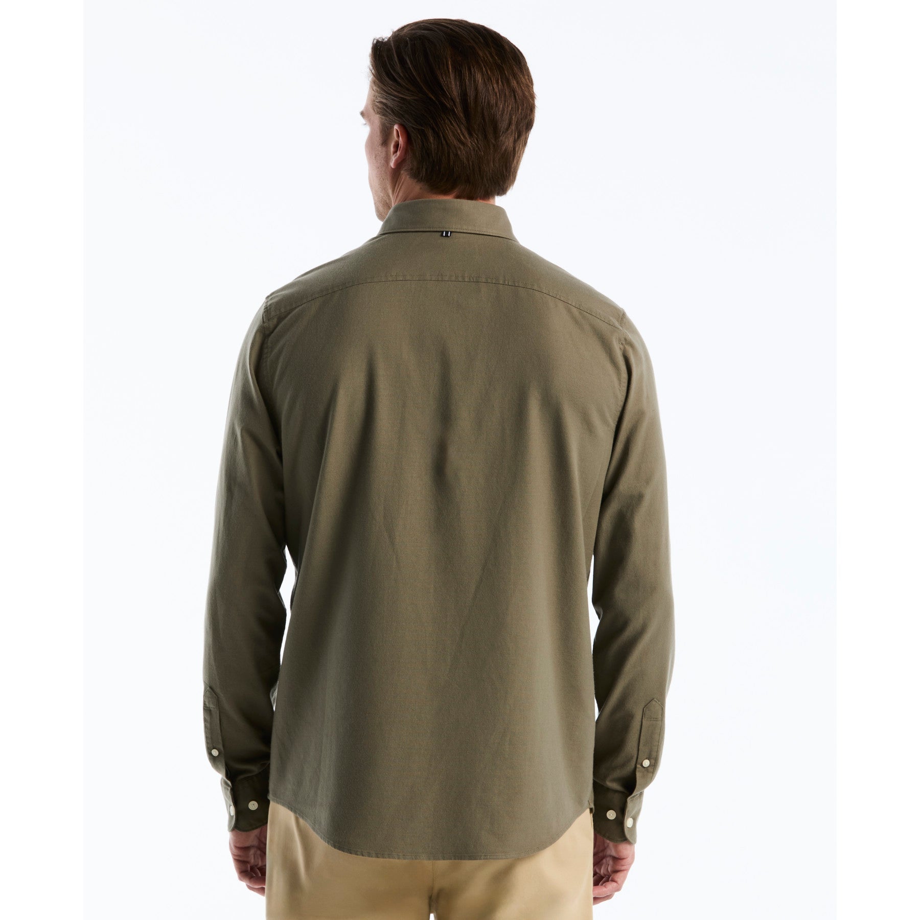 Oxford Shirt In Dusty Olive