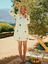 Phoebe Lemon Print Cotton Shirt Dress - RUTHERFORD & Co