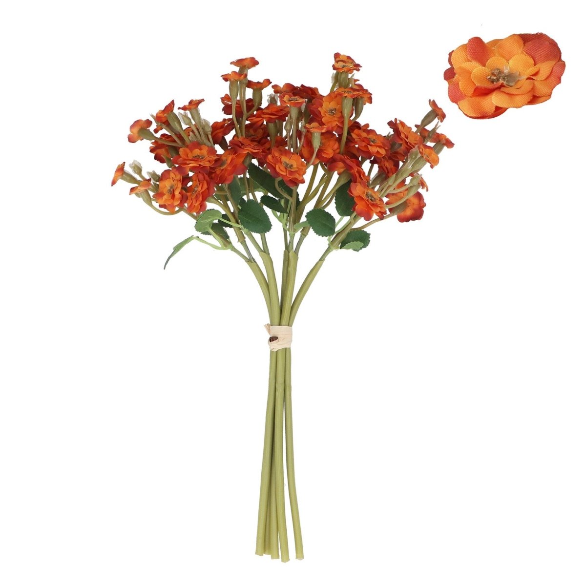Pick 30cm – Dark Orange Miniature Rose, Set/5 - RUTHERFORD & Co