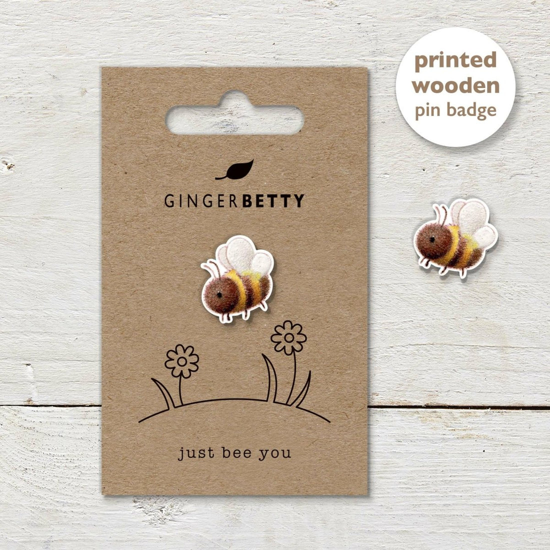Pin Badge - Bee - RUTHERFORD & Co