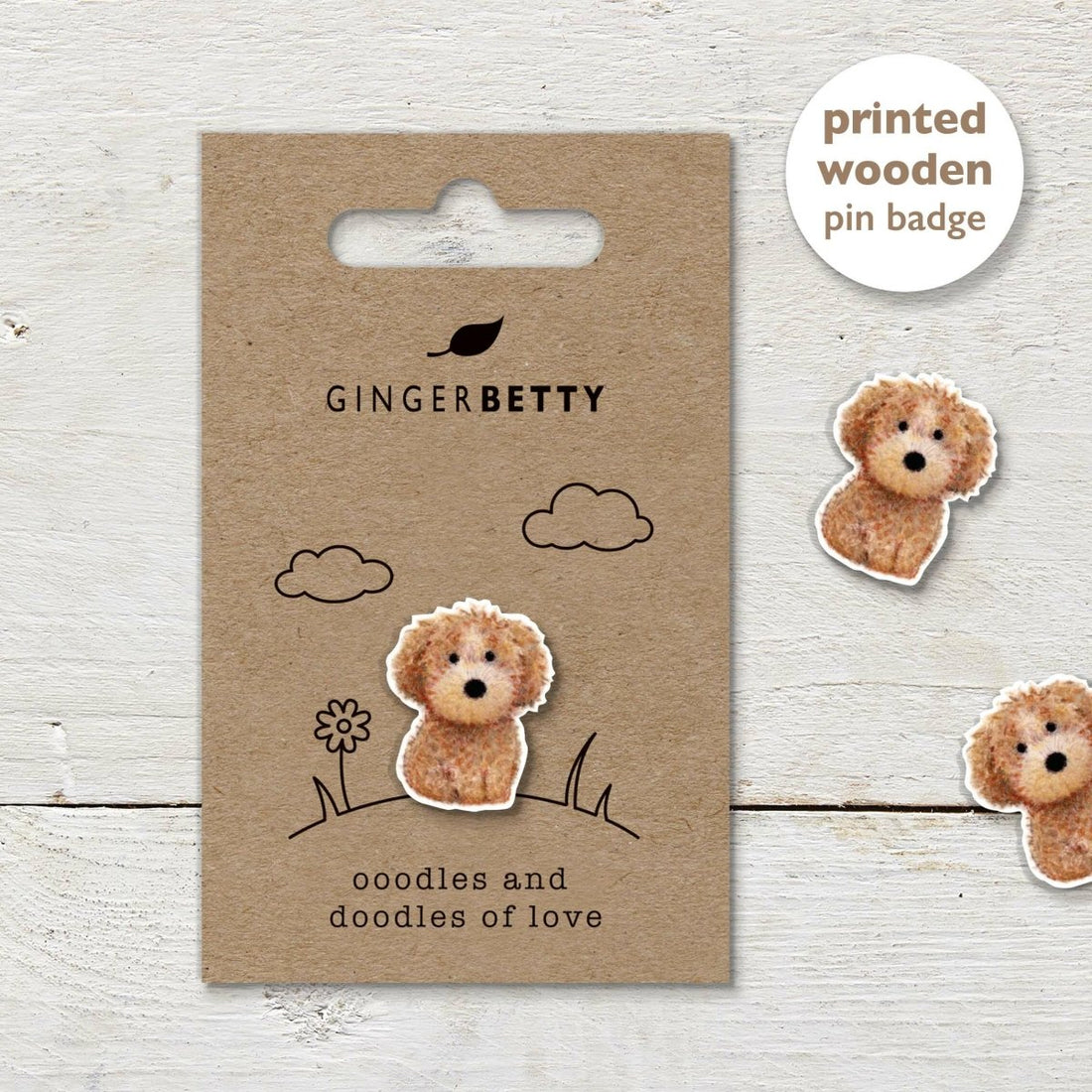 Pin Badge - Doodle - RUTHERFORD & Co