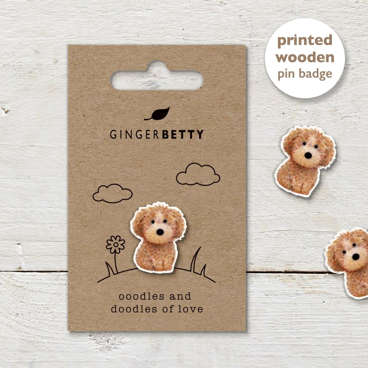 Pin Badge - Doodle - RUTHERFORD & Co