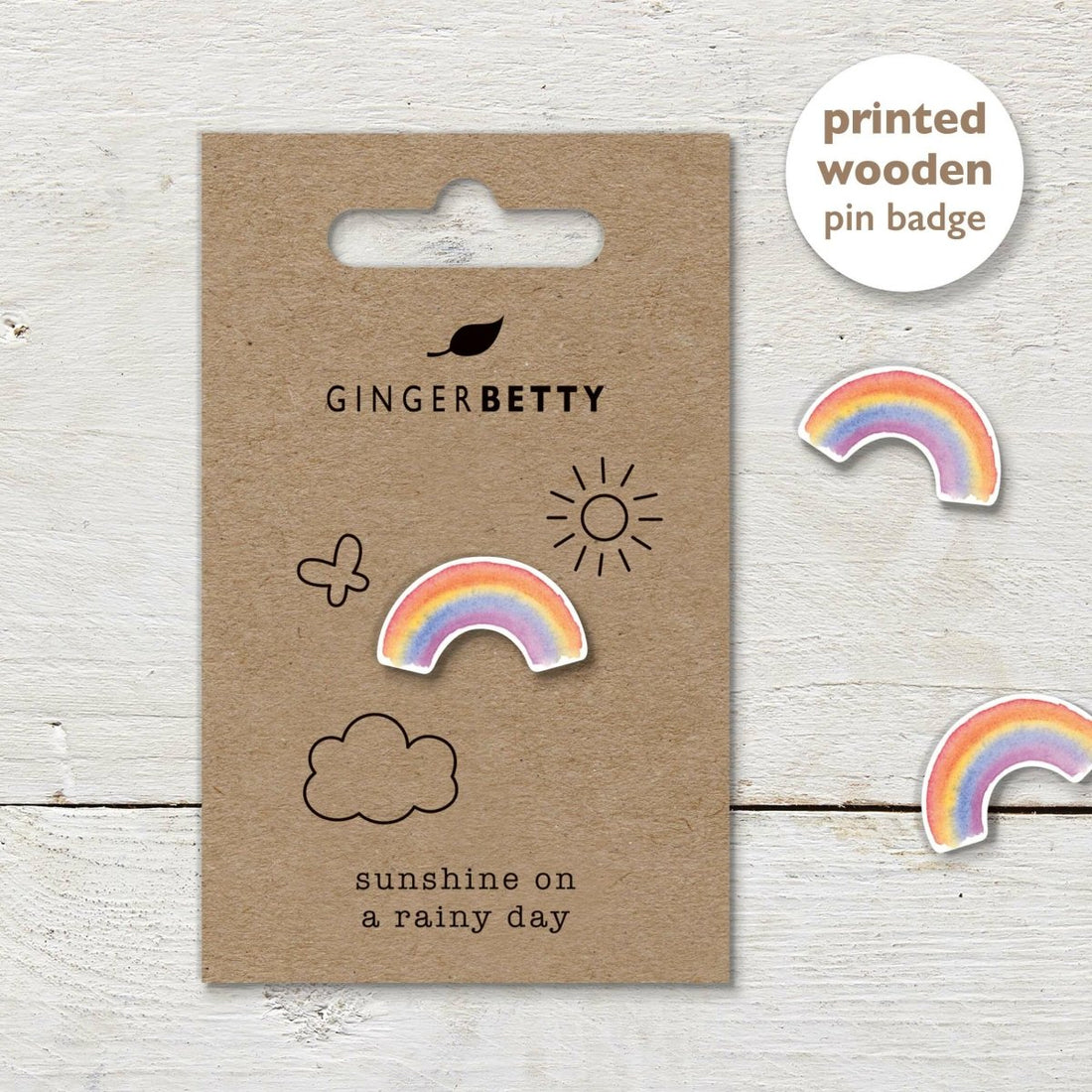 Pin Badge - Rainbow - RUTHERFORD & Co