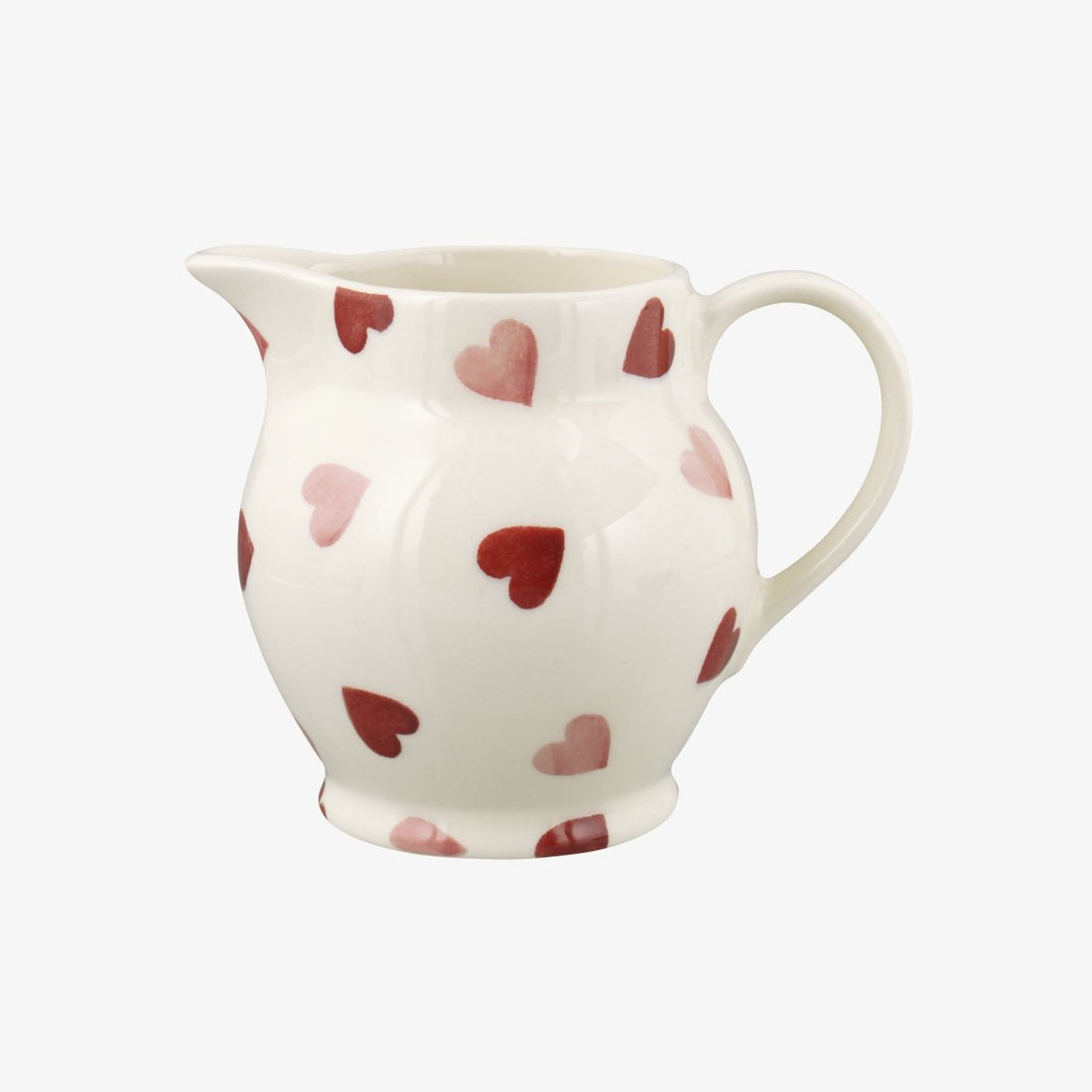 Pink Hearts 1/2 Pint Jug - RUTHERFORD & Co