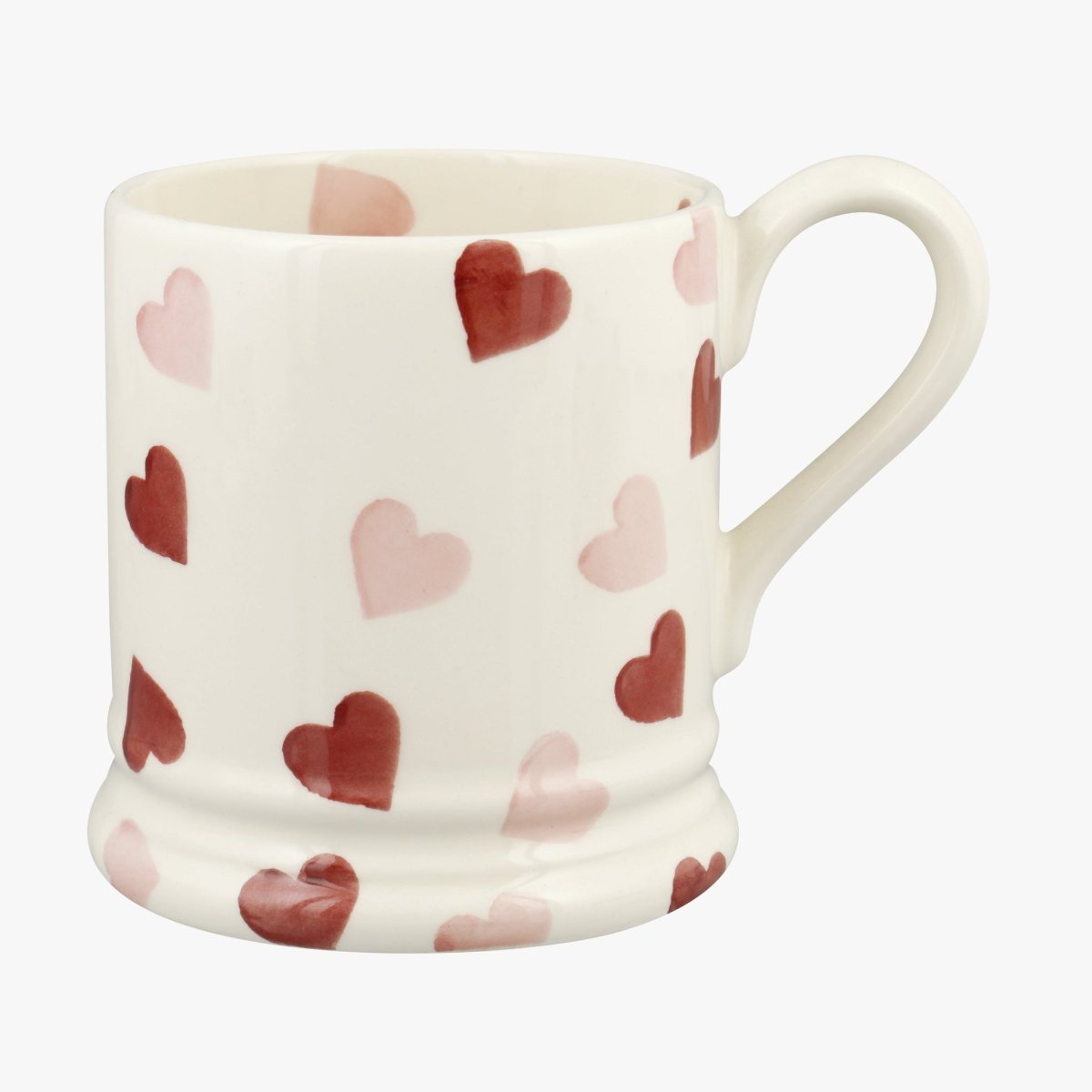 Pink Hearts 1/2 Pint Mug - RUTHERFORD & Co