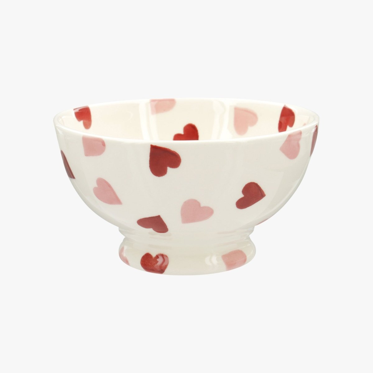 Pink Hearts French Bowl - RUTHERFORD & Co
