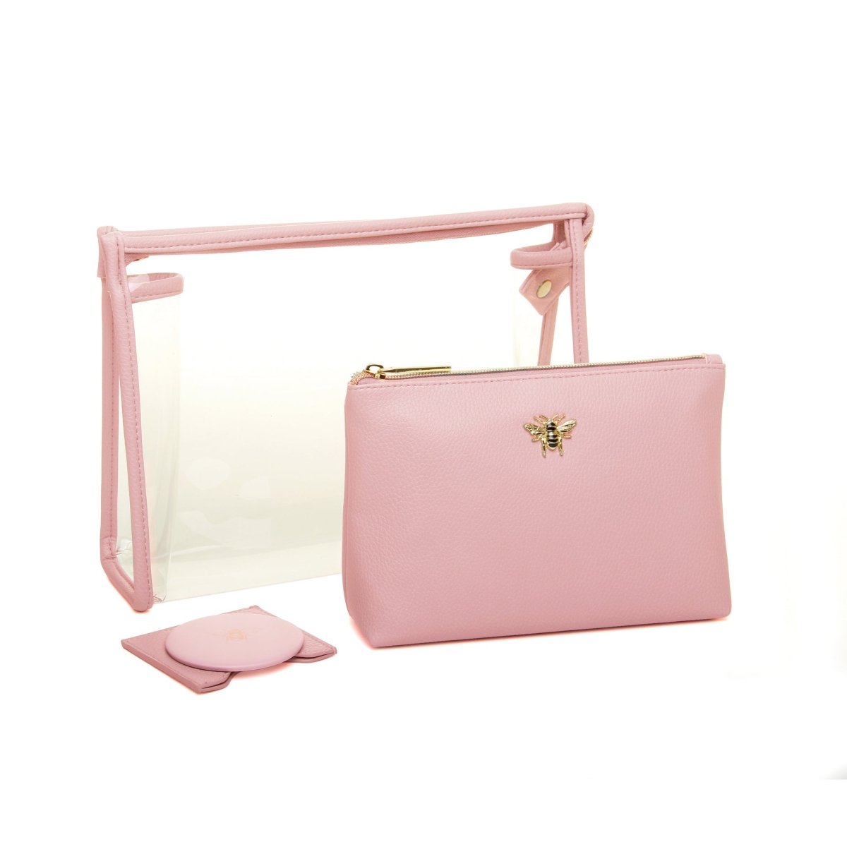 Pink Luxury 3 Piece Beauty/Makeup Set - RUTHERFORD & Co