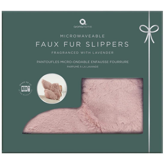Pink Microwaveable Slipper Boots - Lavender Scent - RUTHERFORD & Co