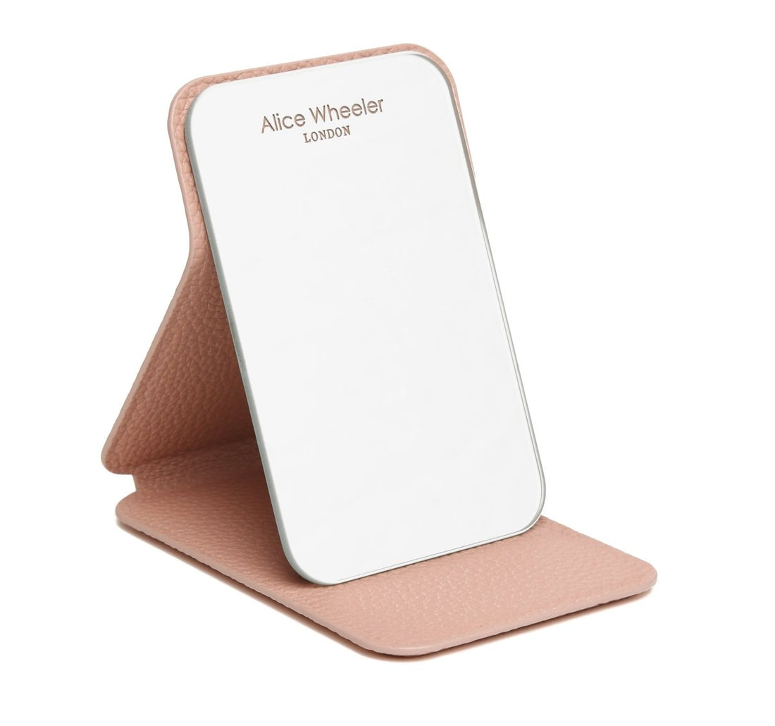 Pink - Mini Folding Mirror - RUTHERFORD & Co