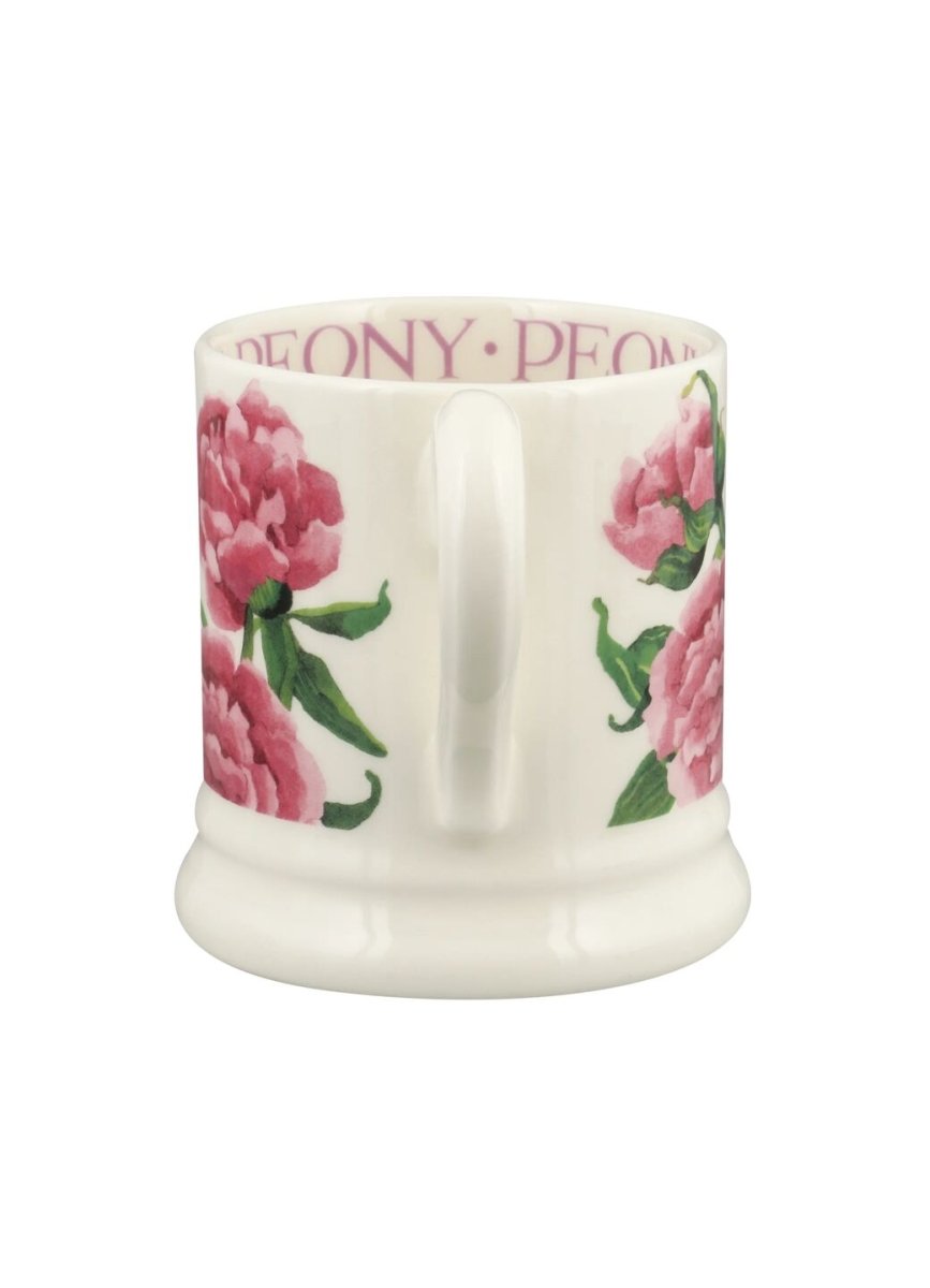Pink Peony 1/2 Pint Mug - RUTHERFORD & Co