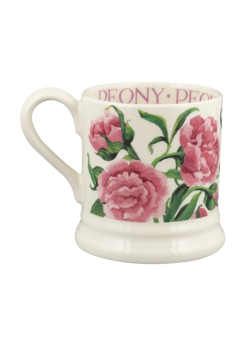 Pink Peony 1/2 Pint Mug - RUTHERFORD & Co
