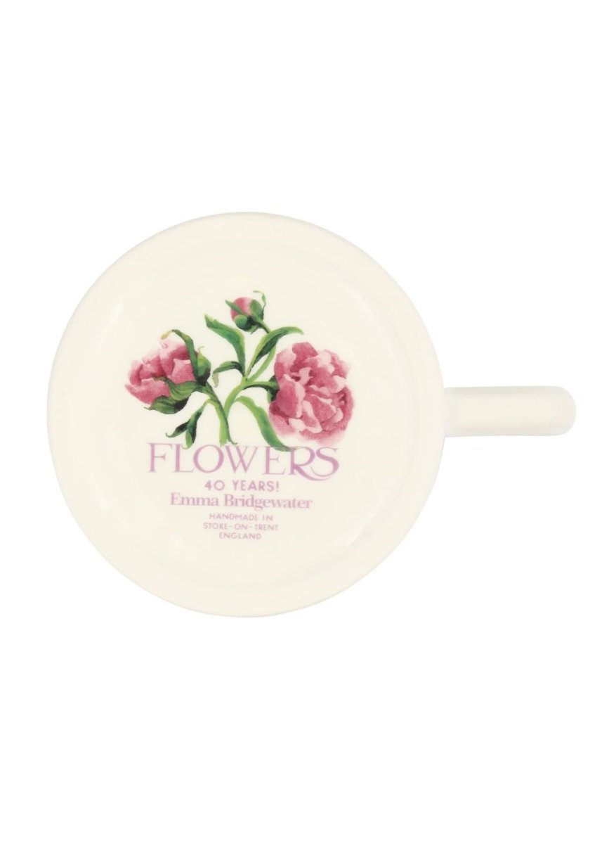 Pink Peony 1/2 Pint Mug - RUTHERFORD & Co