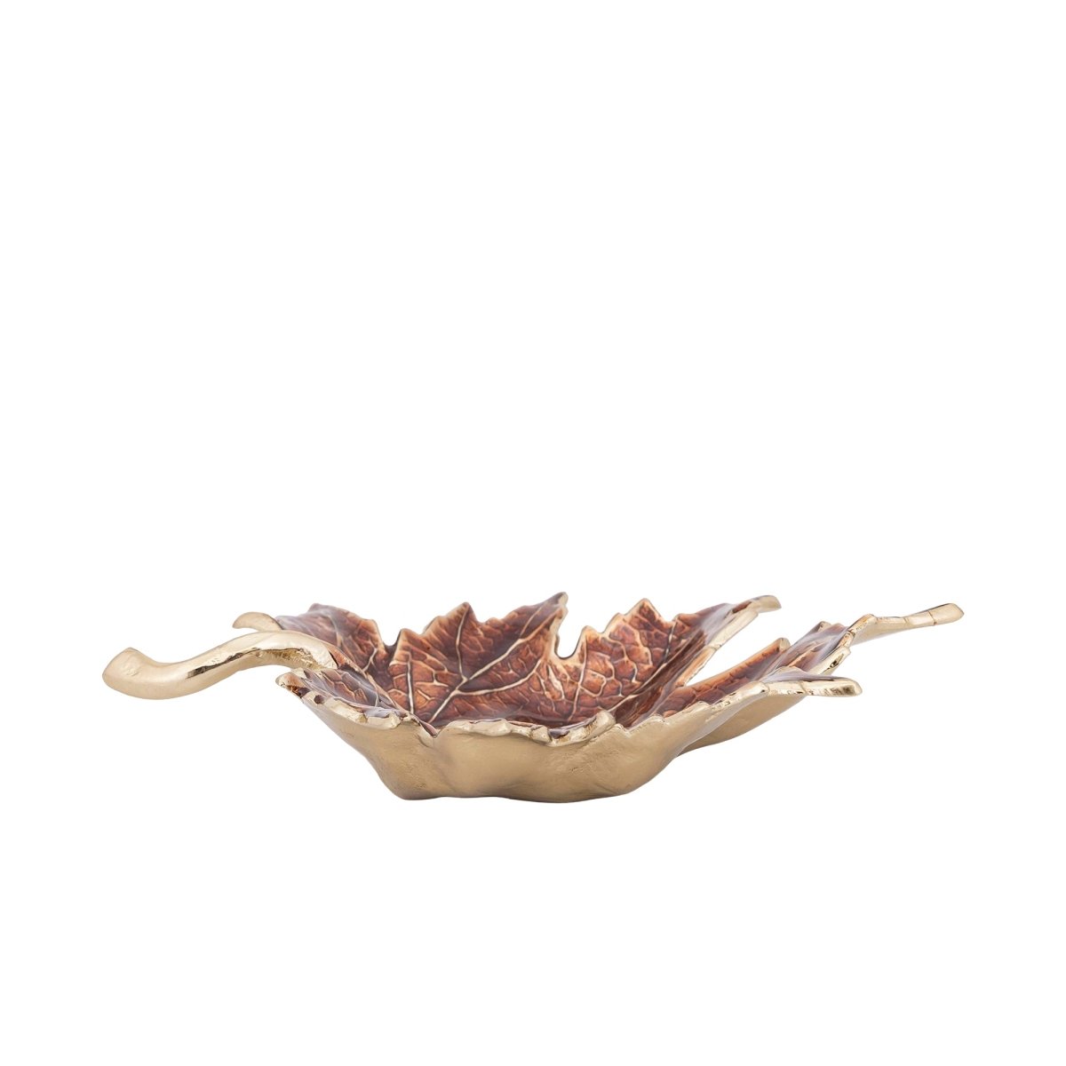 Plumie Bronze Cast Aluminium Maple Leaf Bowl – Small - RUTHERFORD & Co