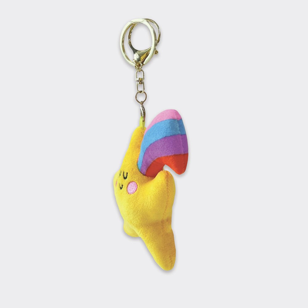 Plush Bag Charms - Star/Rainbow - RUTHERFORD & Co