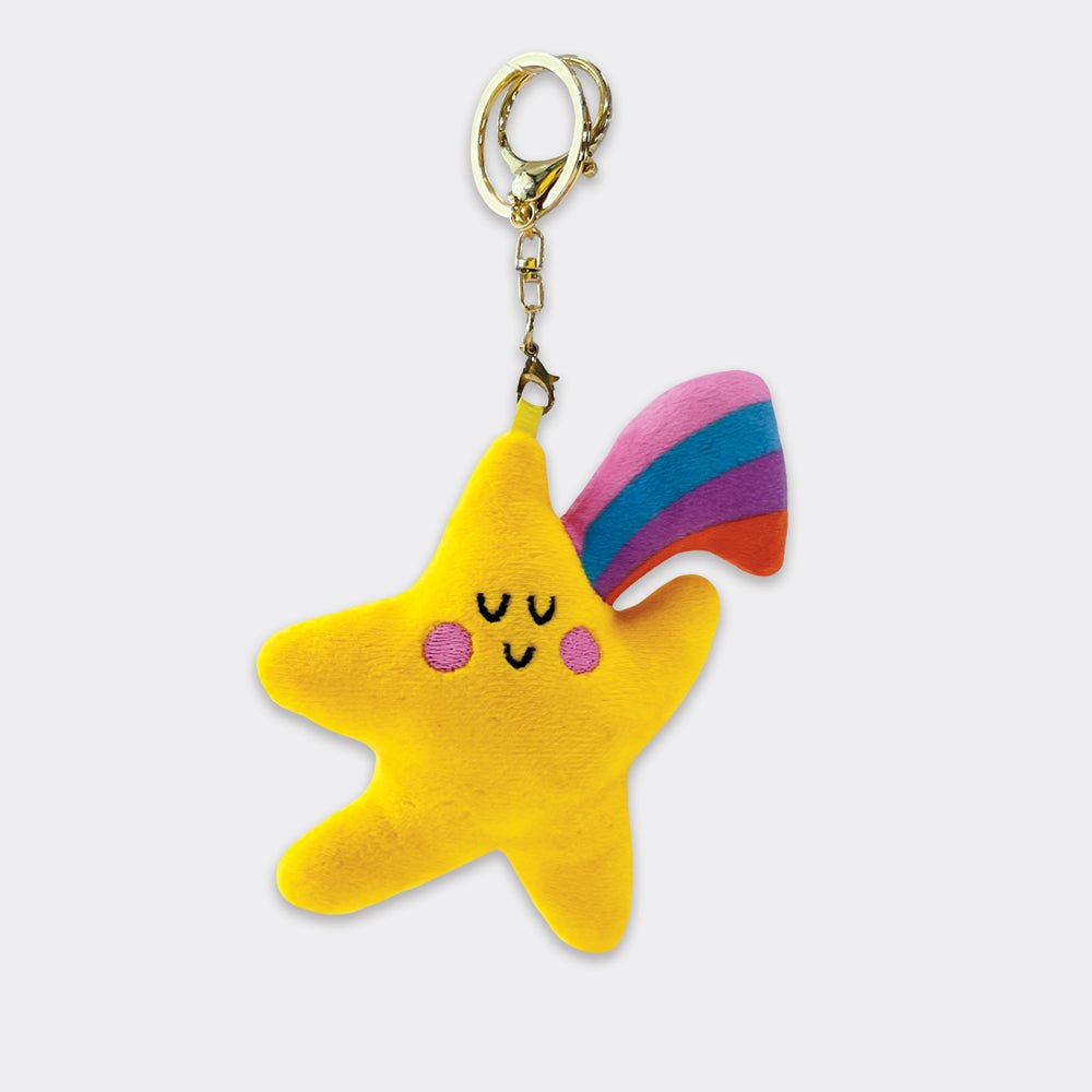 Plush Bag Charms - Star/Rainbow - RUTHERFORD & Co
