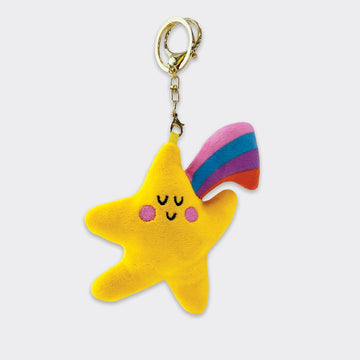 Plush Bag Charms - Star/Rainbow - RUTHERFORD & Co
