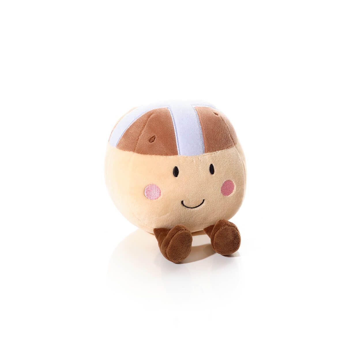 Plush Foodie Hot Cross Bun - RUTHERFORD & Co