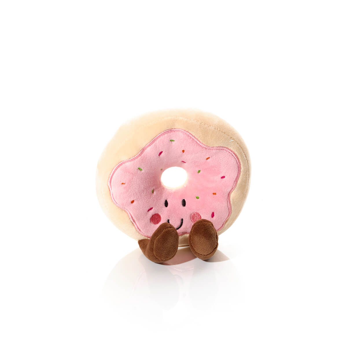 Plush Foodie Iced Ring Doughnut with Sprinkles - RUTHERFORD & Co