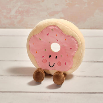 Plush Foodie Iced Ring Doughnut with Sprinkles - RUTHERFORD & Co