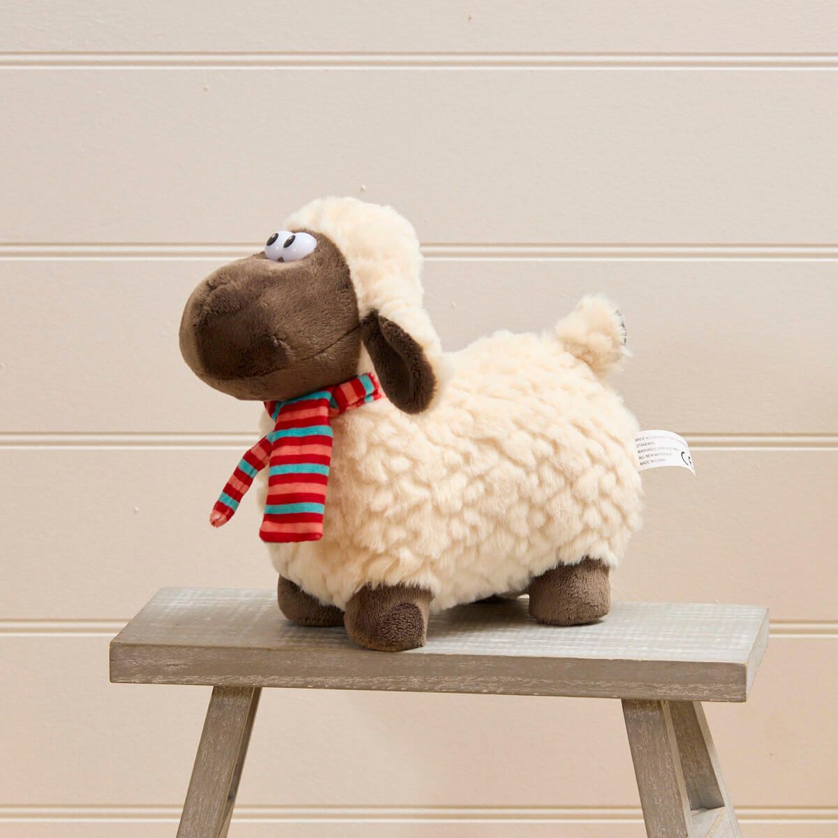 Plush Standing Sheep Soft Toy Medium - RUTHERFORD & Co