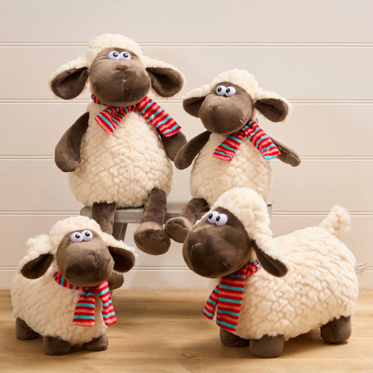 Plush Standing Sheep Soft Toy Medium - RUTHERFORD & Co