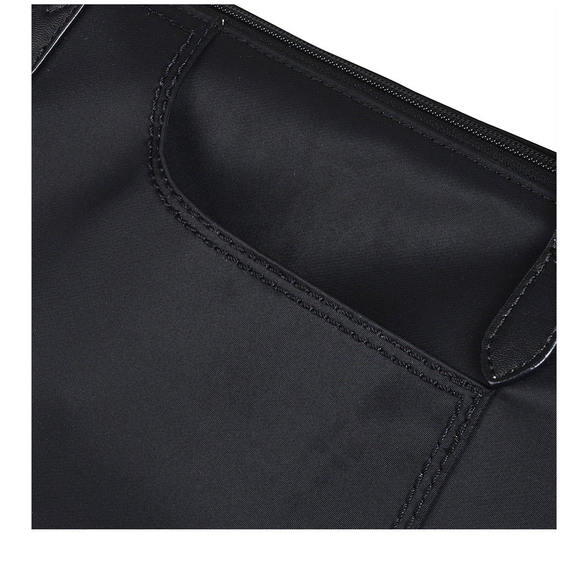 Pocket Essentials Black Large Tote Ziptop - RUTHERFORD & Co