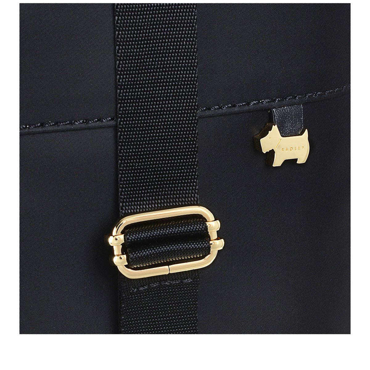 Pocket Essentials Black Medium Ziptop Backpack - RUTHERFORD & Co