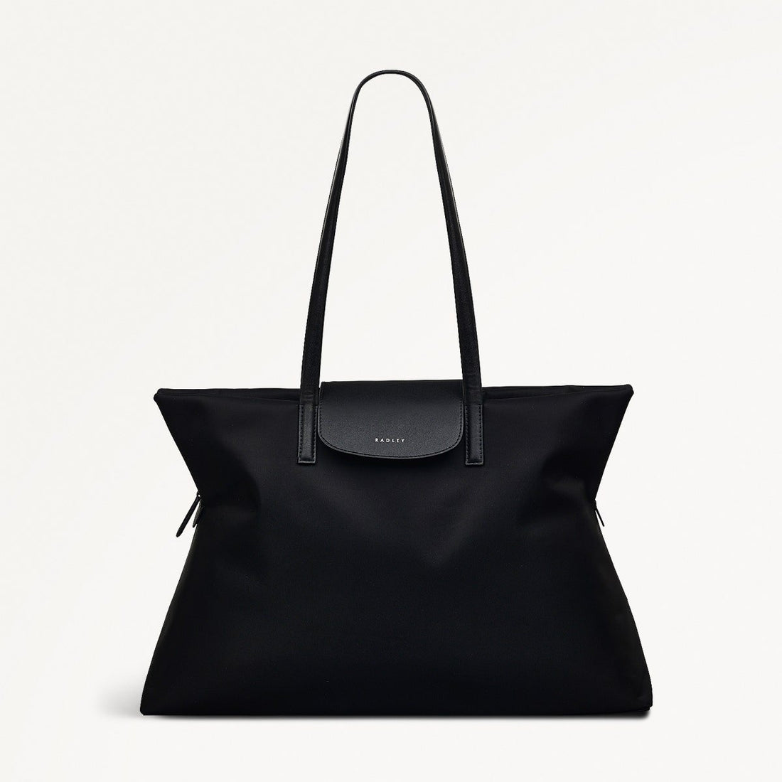 POCKET ESSENTIALS/BLACK/MEDIUM ZIPTOP TOTE - RUTHERFORD & Co