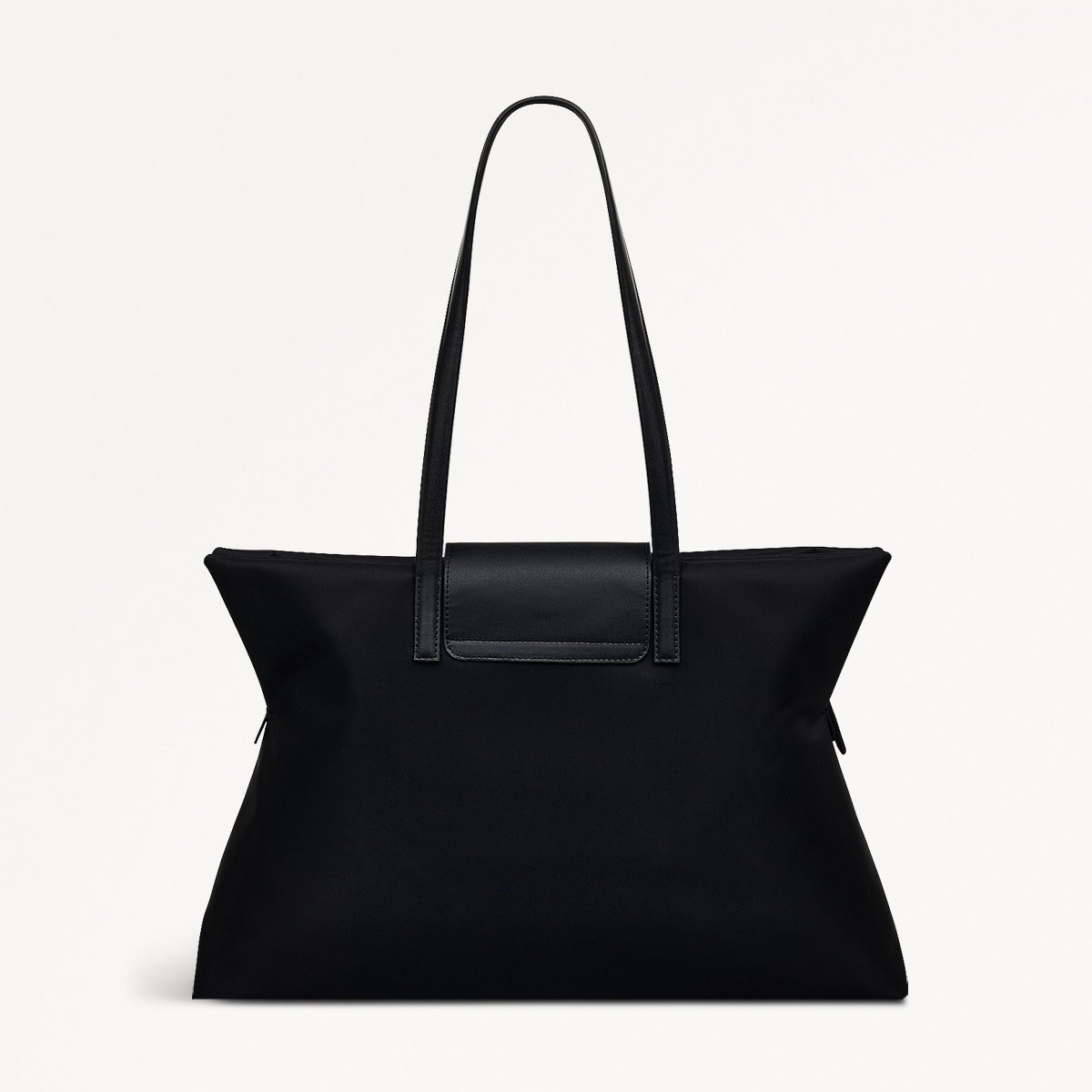 POCKET ESSENTIALS/BLACK/MEDIUM ZIPTOP TOTE - RUTHERFORD & Co