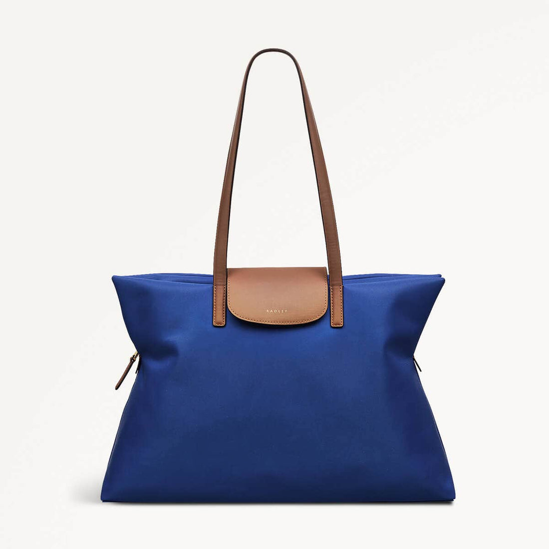 POCKET ESSENTIALS/YVES BLUE/MEDIUM ZIPTOP TOTE - RUTHERFORD & Co