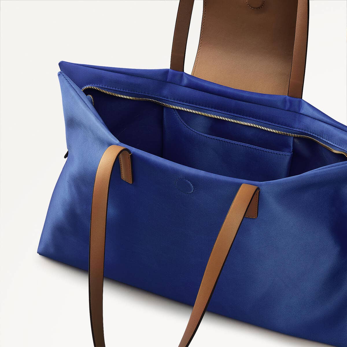 POCKET ESSENTIALS/YVES BLUE/MEDIUM ZIPTOP TOTE - RUTHERFORD & Co