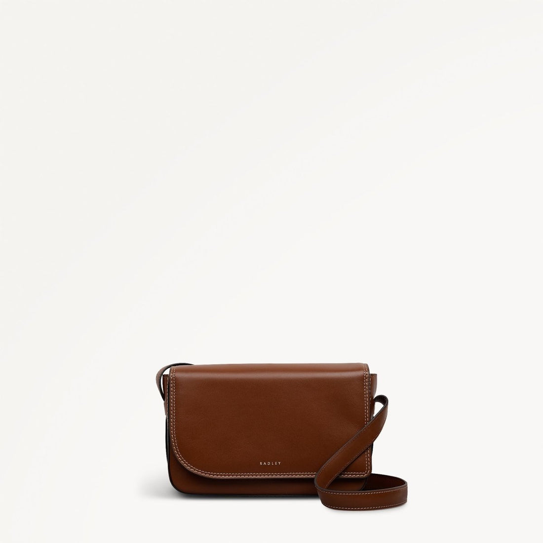 Pocket Street Small Flapover Cross Body Cognac - RUTHERFORD & Co
