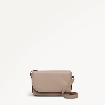 Pocket Street Small Flapover Cross Body Porcini - RUTHERFORD & Co
