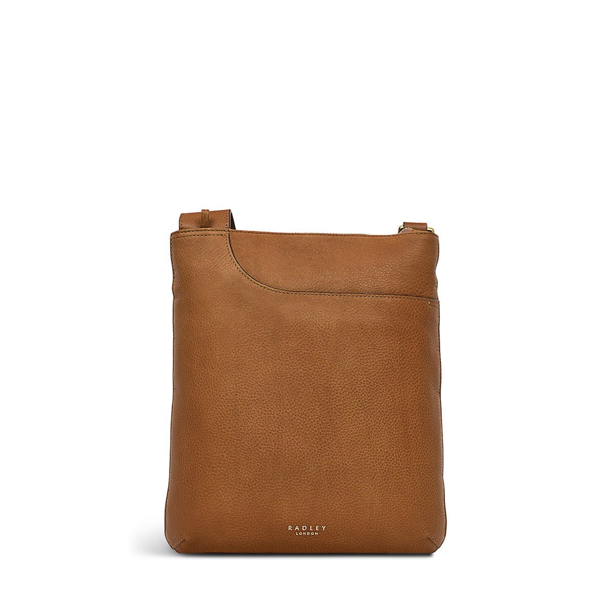 Pockets Icon Butterscotch Medium Ziptop Crossbody - RUTHERFORD & Co