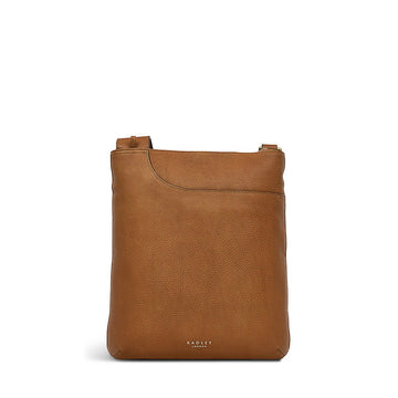 Pockets Icon Butterscotch Medium Ziptop Crossbody - RUTHERFORD & Co