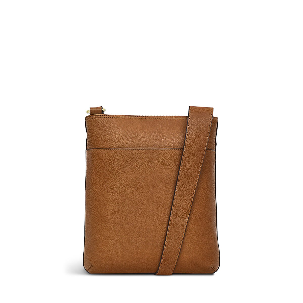 Pockets Icon Butterscotch Medium Ziptop Crossbody - RUTHERFORD & Co